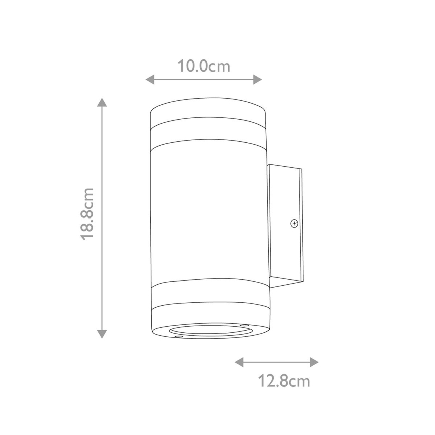 Elstead - LED Outdoor wall light MAGNUS 2xGX53/9W/230V IP44