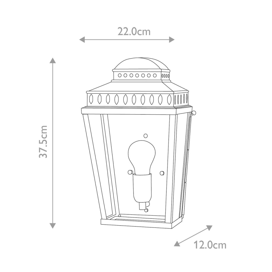 Elstead - Outdoor wall light MANSION HOUSE 1xE27/60W/230V IP44