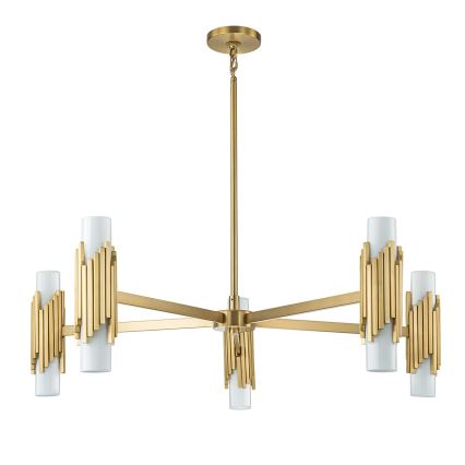 Elstead - MARVELE Rod Chandelier 10xE14/40W/230V, Gold