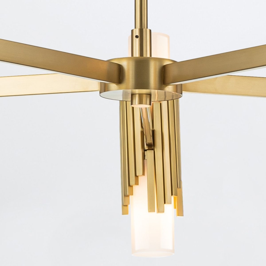 Elstead - MARVELE Rod Chandelier 10xE14/40W/230V, Gold