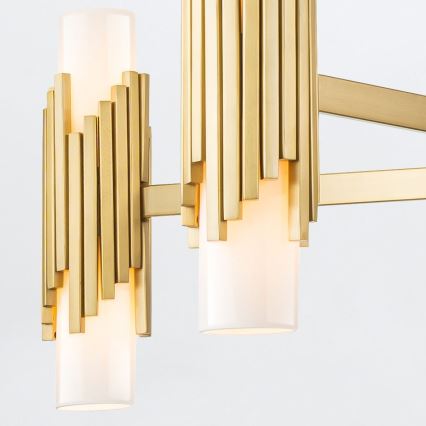 Elstead - MARVELE Rod Chandelier 10xE14/40W/230V, Gold