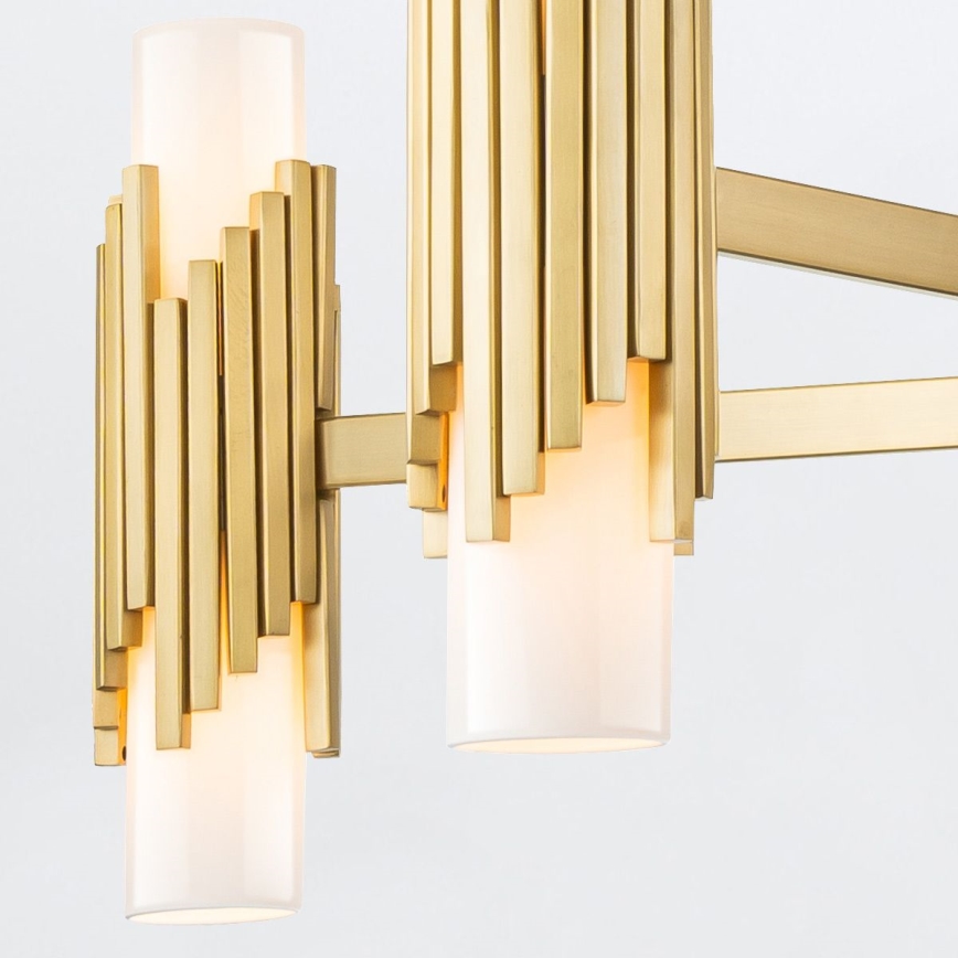 Elstead - MARVELE Rod Chandelier 10xE14/40W/230V, Gold