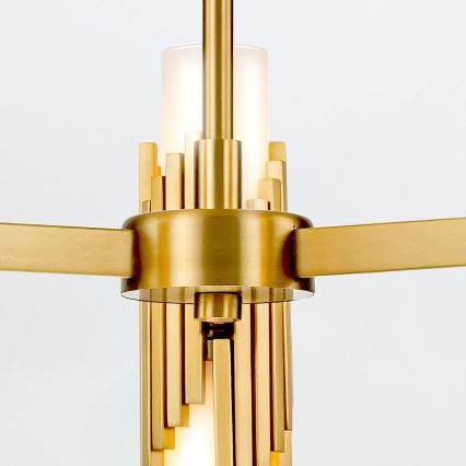 Elstead - MARVELE Rod Pendant Chandelier 6xE14/40W/230V, Gold