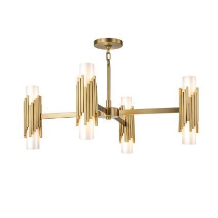 Elstead - MARVELE Rod Chandelier 8xE14/40W/230V, Gold