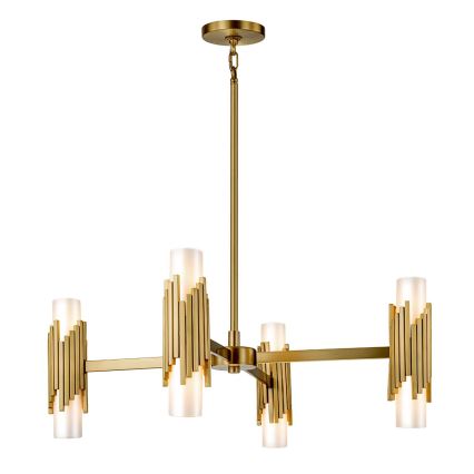 Elstead - MARVELE Rod Chandelier 8xE14/40W/230V, Gold