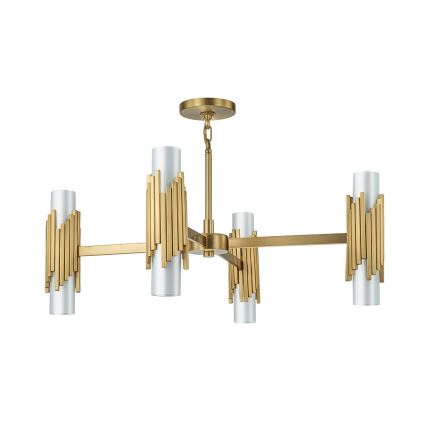 Elstead - MARVELE Rod Chandelier 8xE14/40W/230V, Gold