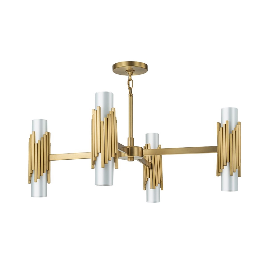 Elstead - MARVELE Rod Chandelier 8xE14/40W/230V, Gold