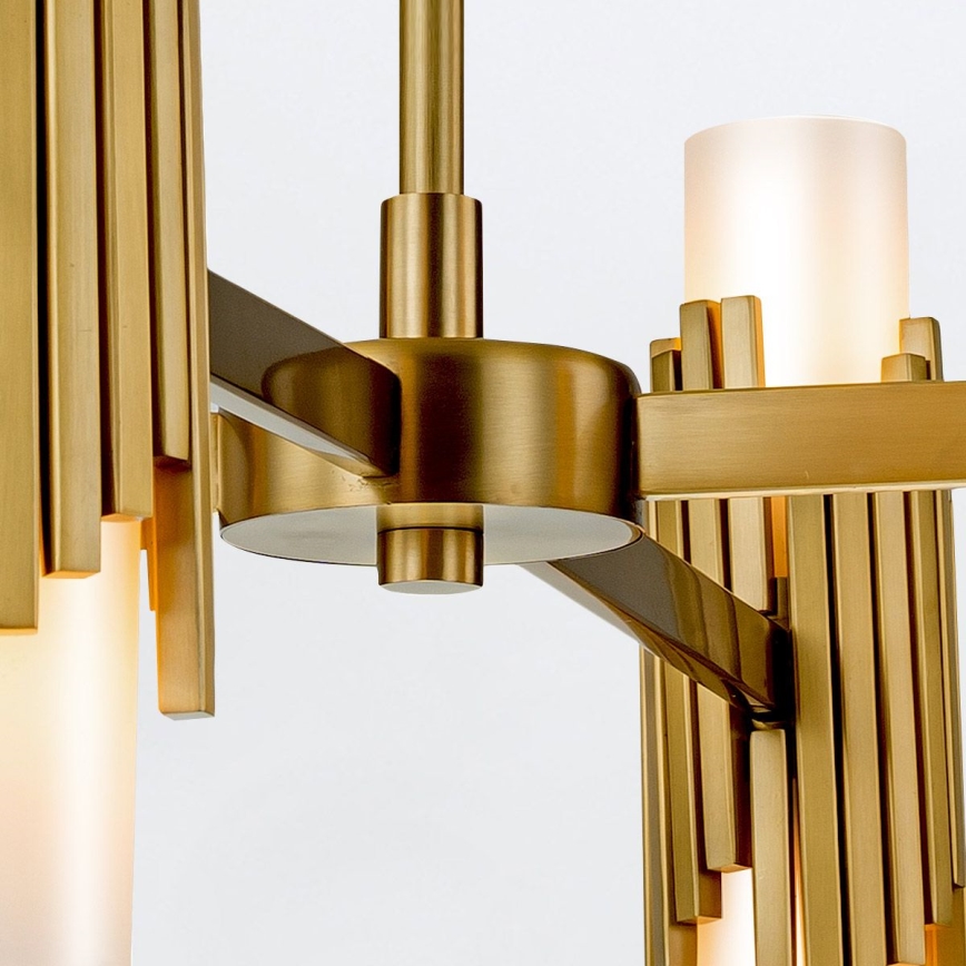 Elstead - MARVELE Rod Chandelier 8xE14/40W/230V, Gold