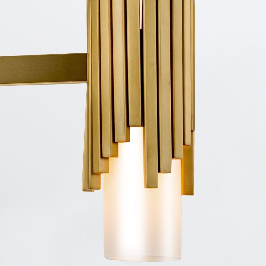 Elstead - MARVELE Rod Chandelier 8xE14/40W/230V, Gold