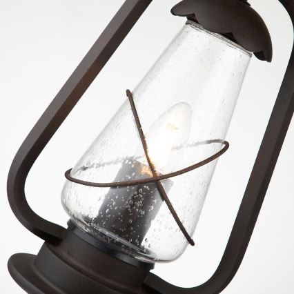 Elstead - MINERS Outdoor Chain-Hung Pendant 1xE27/60W/230V IP44 Bronze
