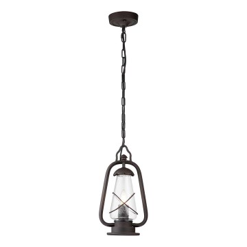 Elstead - MINERS Outdoor Chain-Hung Pendant 1xE27/60W/230V IP44 Bronze