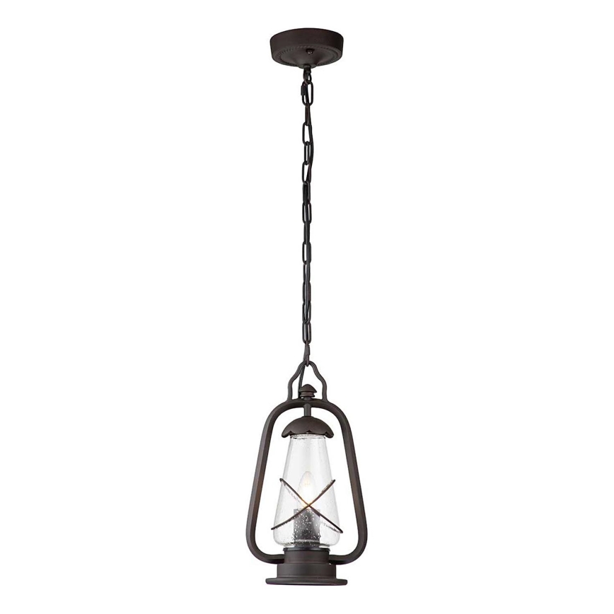 Elstead - MINERS Outdoor Chain-Hung Pendant 1xE27/60W/230V IP44 Bronze