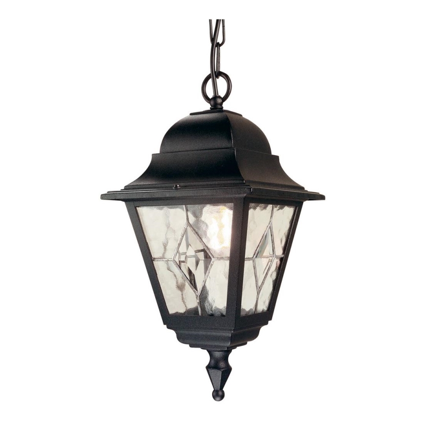 Elstead NR9-BLK - Outdoor chandelier NORFOLK 1xE27/100W/230V IP43
