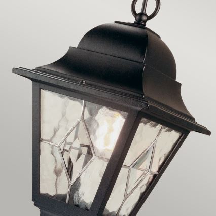Elstead NR9-BLK - Outdoor chandelier NORFOLK 1xE27/100W/230V IP43