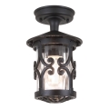 Elstead - Outdoor ceiling light HEREFORD 1xE27/100W/230V IP23 black