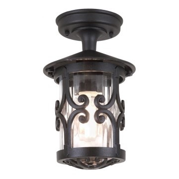 Elstead - Outdoor ceiling light HEREFORD 1xE27/100W/230V IP23 black