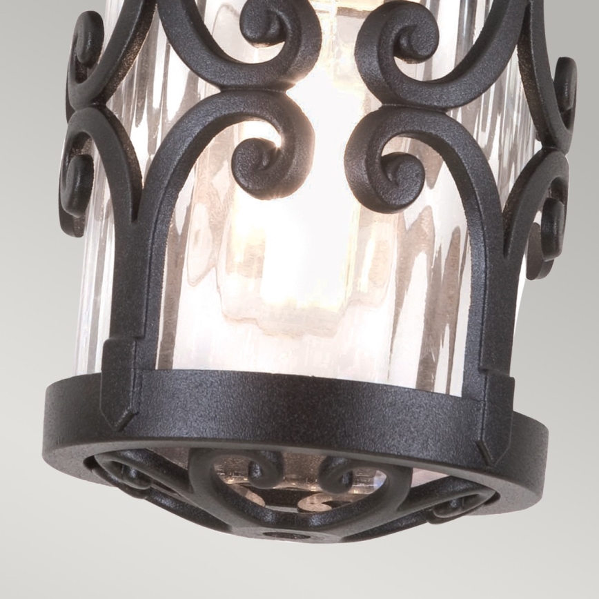 Elstead - Outdoor ceiling light HEREFORD 1xE27/100W/230V IP23 black