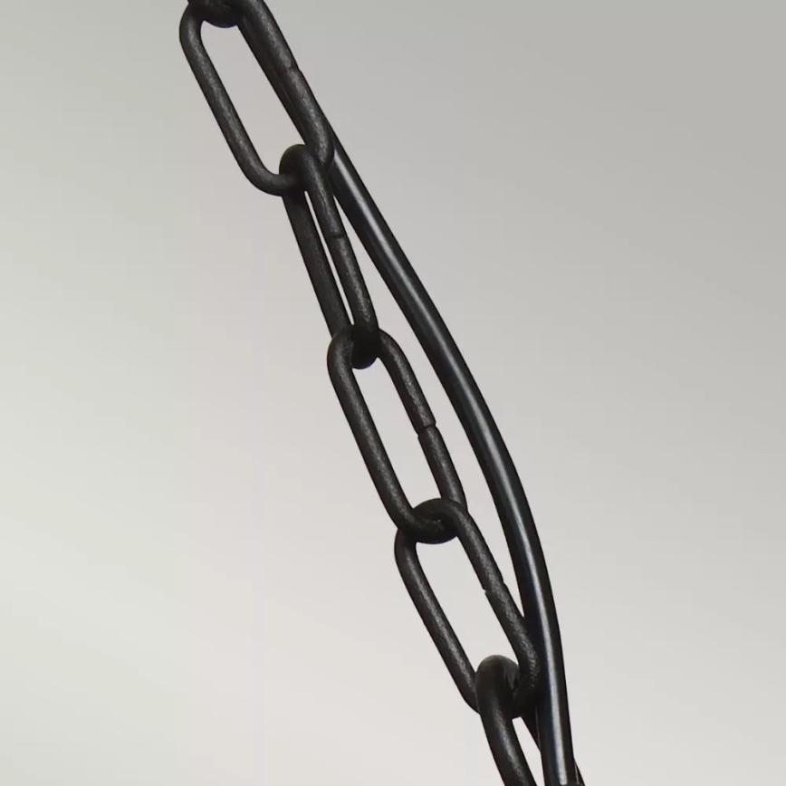 Elstead - Outdoor chandelier on a chain KLAMPENBORG 1xE27/60W/230V IP44