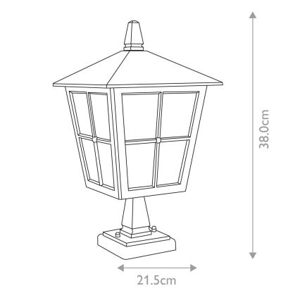 Elstead - Outdoor lamp CANTERBURY 1xE27/100W/230V IP43