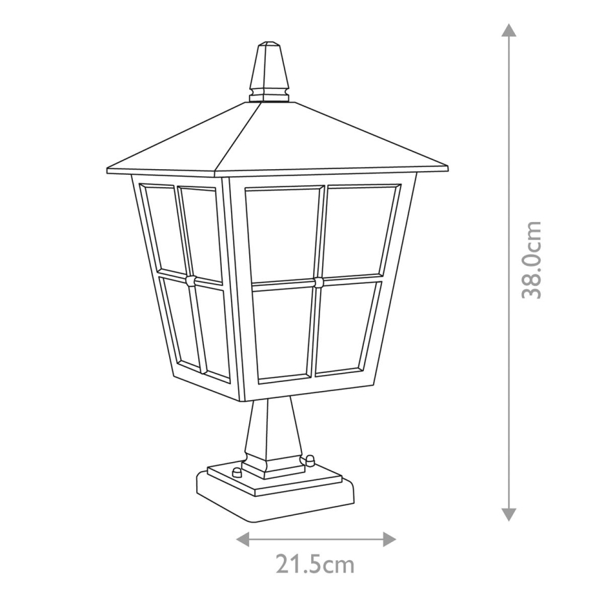 Elstead - Outdoor lamp CANTERBURY 1xE27/100W/230V IP43