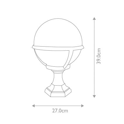 Elstead - Outdoor lamp GLENBEIGH 1xE27/100W/230V IP44