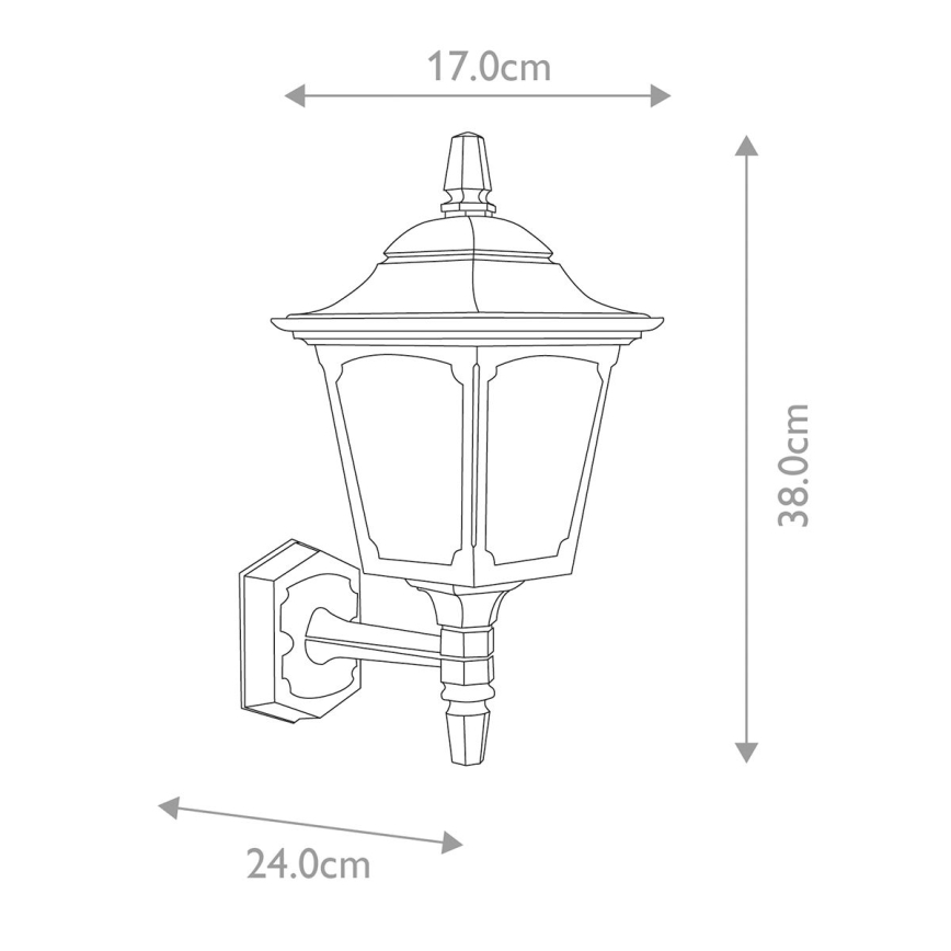 Elstead - Outdoor wall light CHAPEL 1xE27/100W/230V IP44