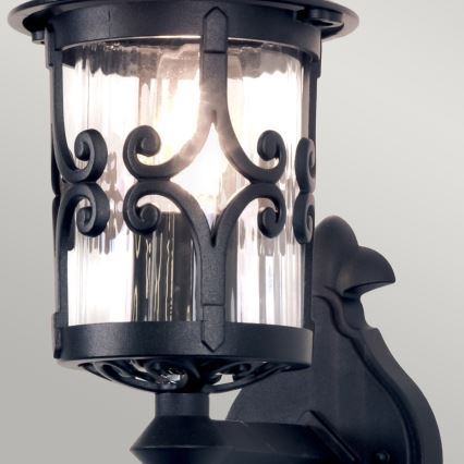 Elstead - Outdoor wall light HEREFORD 1xE27/100W/230V IP23 black