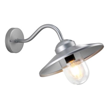 Elstead - Outdoor wall light KLAMPENBORG 1xE27/60W/230V IP44 matte chrome