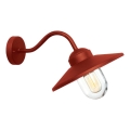 Elstead - Outdoor wall light KLAMPENBORG 1xE27/60W/230V IP44 red