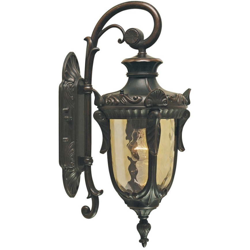 Elstead - Outdoor wall light PHILADELPHIA 1xE27/100W/230V IP44 black