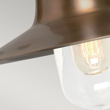 Elstead - Outdoor wall light SHELDON 1xE27/100W/230V IP44 bronze