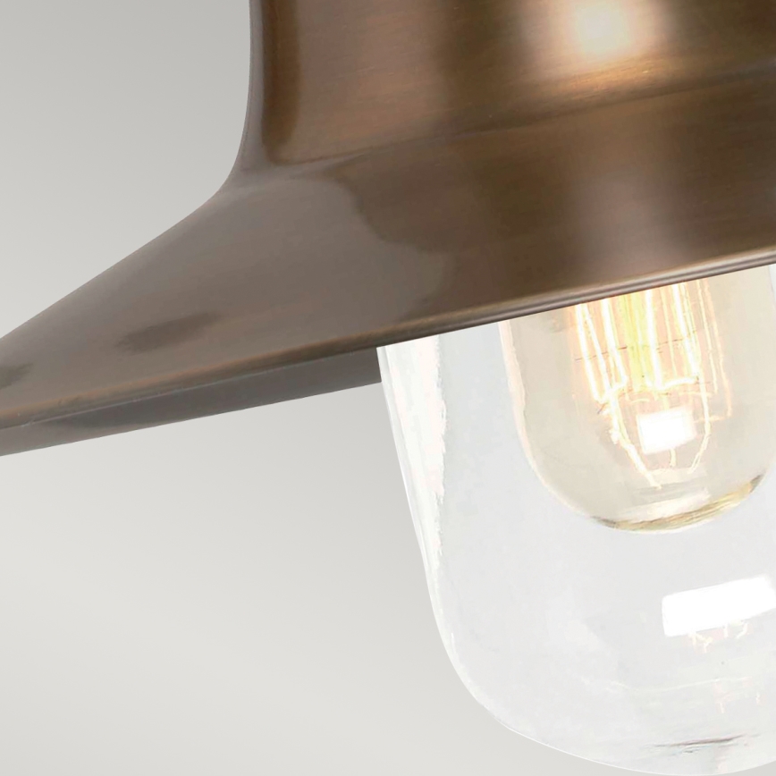 Elstead - Outdoor wall light SHELDON 1xE27/100W/230V IP44 bronze