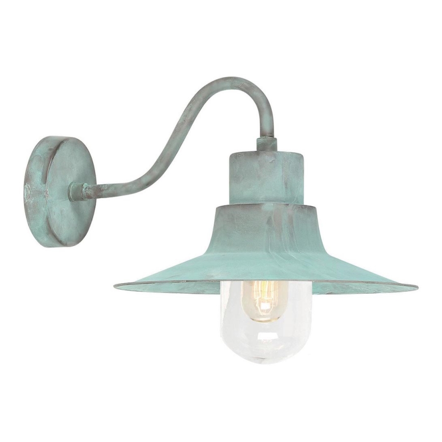 Elstead - Outdoor wall light SHELDON 1xE27/100W/230V IP44 turquoise