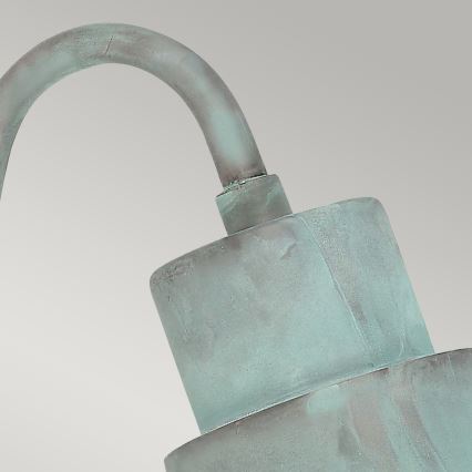 Elstead - Outdoor wall light SHELDON 1xE27/100W/230V IP44 turquoise