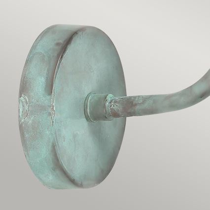 Elstead - Outdoor wall light SHELDON 1xE27/100W/230V IP44 turquoise