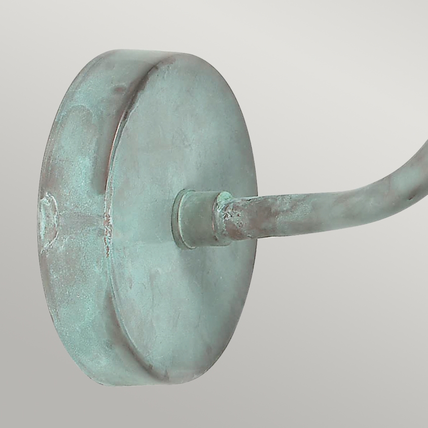 Elstead - Outdoor wall light SHELDON 1xE27/100W/230V IP44 turquoise