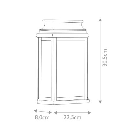 Elstead - Outdoor wall light ST MARTINS 1xE27/100W/230V IP44 bronze