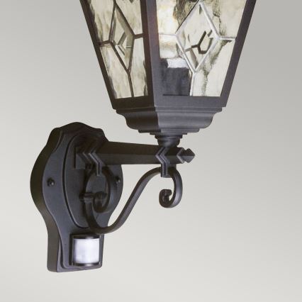 Elstead - Outdoor wall light with a sensor NORFOLK 1xE27/100W/230V IP43