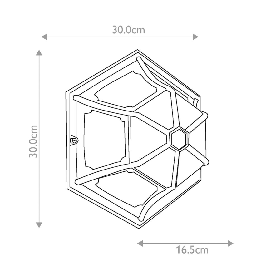 Elstead - Outdoor ceiling light PARISH 1xE27/60W/230V IP44