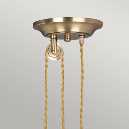 Elstead PV-P-AGB - Chandelier on a string PROVENCE 1xE27/100W/230V brass