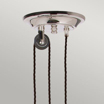 Elstead PV-P-PN - Chandelier on a string PROVENCE 1xE27/100W/230V shiny chrome