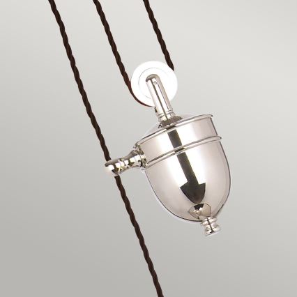 Elstead PV-P-PN - Chandelier on a string PROVENCE 1xE27/100W/230V shiny chrome