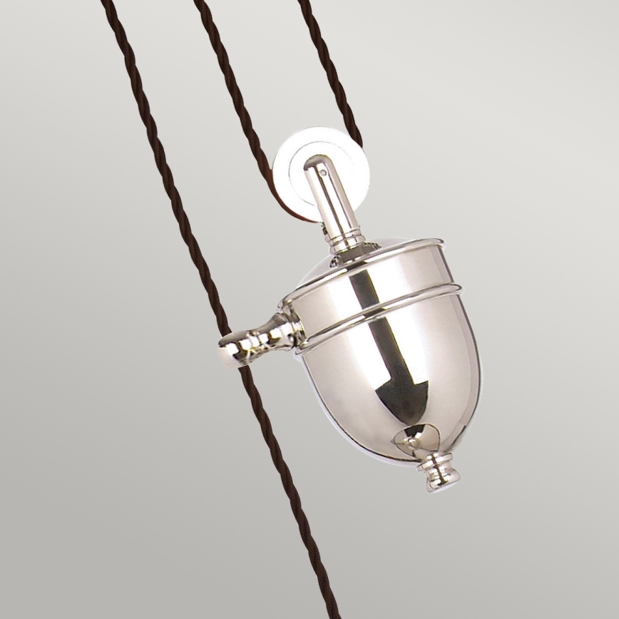 Elstead PV-P-PN - Chandelier on a string PROVENCE 1xE27/100W/230V shiny chrome