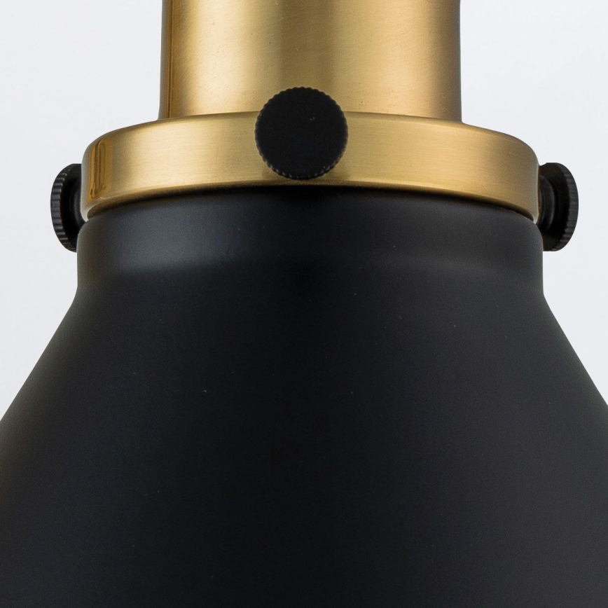 Elstead PV1-AB-MB - PROVENCE Wall Sconce 1xE27/60W/230V Gold/Black