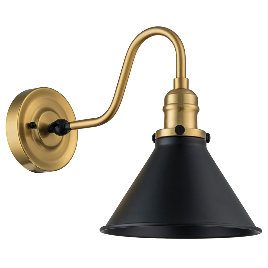 Elstead PV1-AB-MB - PROVENCE Wall Sconce 1xE27/60W/230V Gold/Black