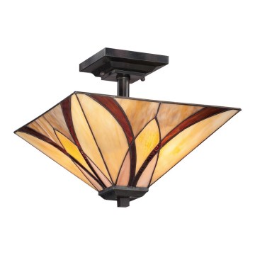 Elstead QZ-ASHEVILLE-SF - Chandelier on a pole ASHEVILLE 2xE27/100W/230V