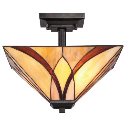 Elstead QZ-ASHEVILLE-SF - Chandelier on a pole ASHEVILLE 2xE27/100W/230V