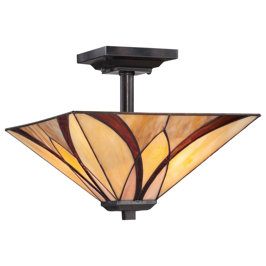Elstead QZ-ASHEVILLE-SF - Chandelier on a pole ASHEVILLE 2xE27/100W/230V