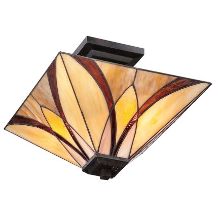 Elstead QZ-ASHEVILLE-SF - Chandelier on a pole ASHEVILLE 2xE27/100W/230V