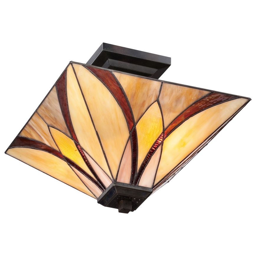 Elstead QZ-ASHEVILLE-SF - Chandelier on a pole ASHEVILLE 2xE27/100W/230V